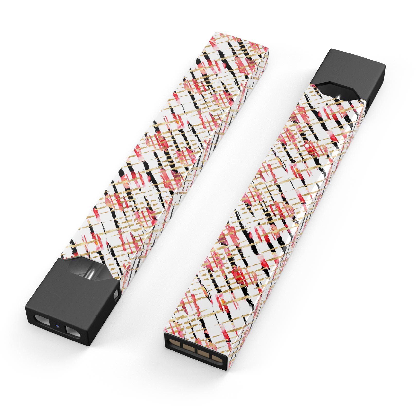 Karamfila Watercolo Poppies V20 skin-wrap for JUUL device featuring vibrant poppy design and protective layers.